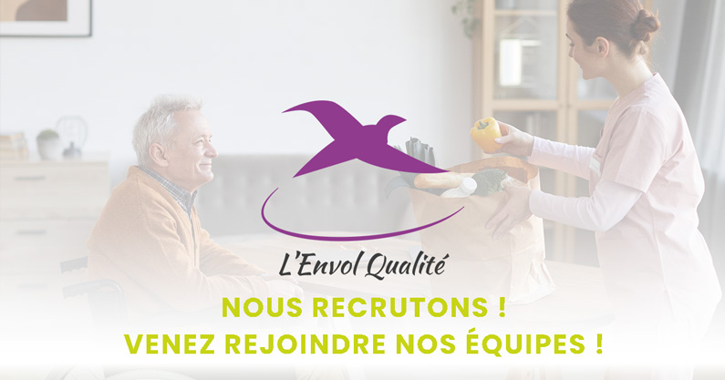 Nous recrutons aides à domicile et auxiliaires de vie