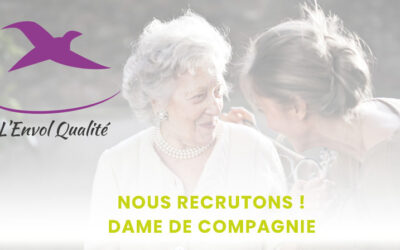 mars 2023 – Offre d’emploi dame de compagnie