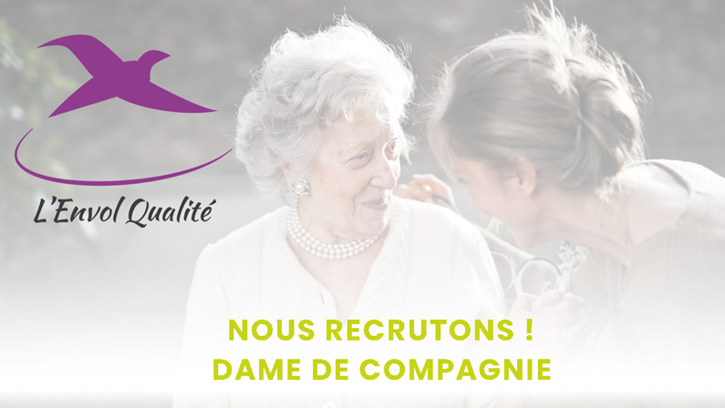 recrutement dame de compagnie