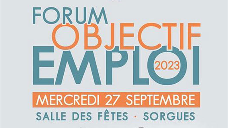 septembre 2023 – Forum de l’Emploi à Sorgues